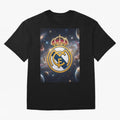 La Galaxia del Real Madrid Oversized T-Shirt Make the Season About the FIFA World Cup 2026 USA Canada Mexico Journey through Haaland and Mbappe Highlights, Portugal, Spain and Germany Pride, Worldwide Fan Energy, Dramatic Goals, Stadium Lights and