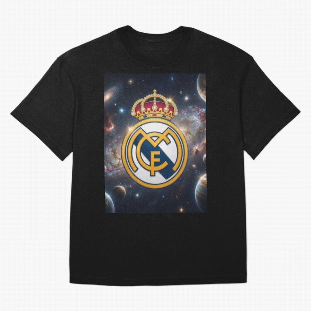La Galaxia del Real Madrid Oversized T-Shirt Make the Season About the FIFA World Cup 2026 USA Canada Mexico Journey through Haaland and Mbappe Highlights, Portugal, Spain and Germany Pride, Worldwide Fan Energy, Dramatic Goals, Stadium Lights and