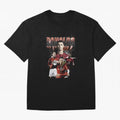 Cr7 footballer portuguese Oversized T-Shirt Refresh FIFA World Cup 2026 Group Stage Spirit, with Germany, Cristiano Ronaldo, Haaland and CR7, Championship Spirit, Famous Goals, Roaring Crowds and International Football Unity; Ideal for Football