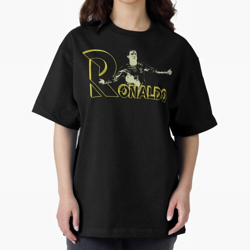 CR7 - ronaldo Oversized T-Shirt Show Your Love for Match Day Hype around FIFA World Cup 2026, CR7 and Messi, England, Championship Spirit, Famous Goals, Roaring Crowds and International Football Unity; Built for Supporters Chasing Trophy Dreams,