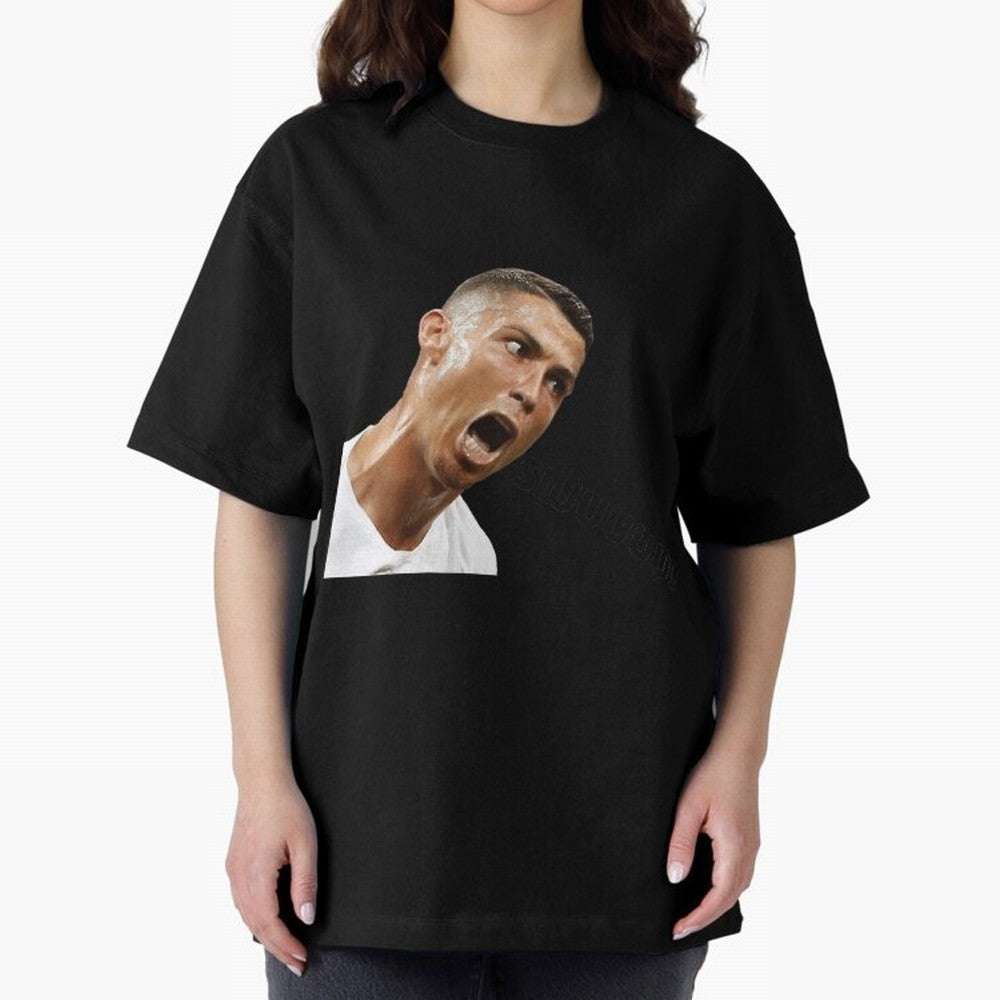 Cristiano Ronaldo Siuuu Oversized T-Shirt Celebrate Unforgettable Nights in FIFA World Cup 2026 Group Stage Celebrating Haaland, Netherlands Energy, Football History, Final Match Energy, Crowd Noise and Once in a Lifetime Moments; Made for