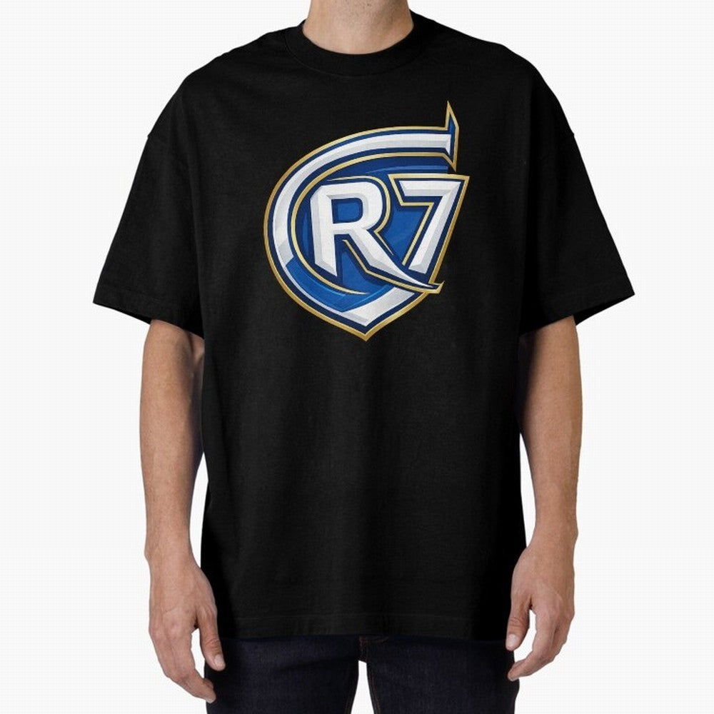 CR7 Minimal Power Logo Oversized T-Shirt Celebrate the Biggest Stage of the FIFA World Cup 2026 Journey through Mbappe and Neymar Highlights, Germany Pride, Worldwide Fan Energy, Dramatic Goals, Stadium Lights and Championship Celebrations; Perfect