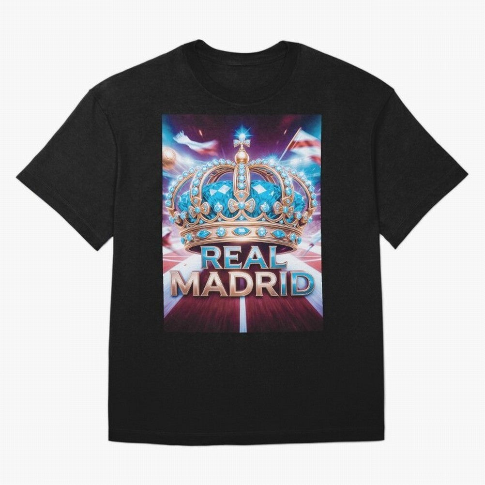 Real Madrid Oversized T-Shirt Carry the Colors and Pride of Match Day Hype around FIFA World Cup 2026, Messi and Cristiano Ronaldo, England, Match Day Excitement, Supporter Culture, Golden Goals and Global Football Passion; Great for Supporters Who
