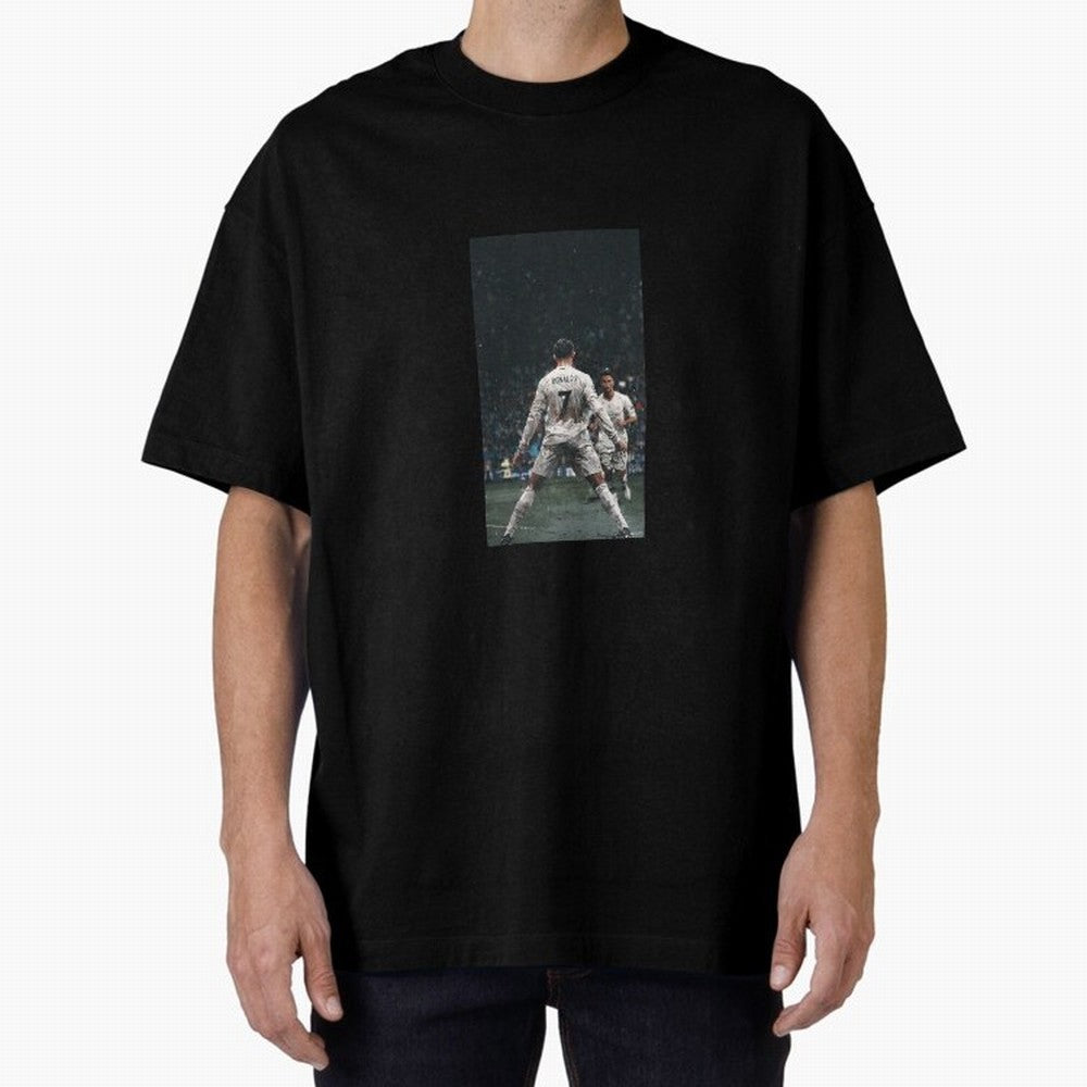 CR7 Oversized T-Shirt Spotlight FIFA World Cup 2026 Group Stage Highlighting Haaland and Mbappe, France Energy, Game Day Rituals, Football Legends, Country Pride and the Road to the Final; Great for Supporters Who Love Legendary Players, National