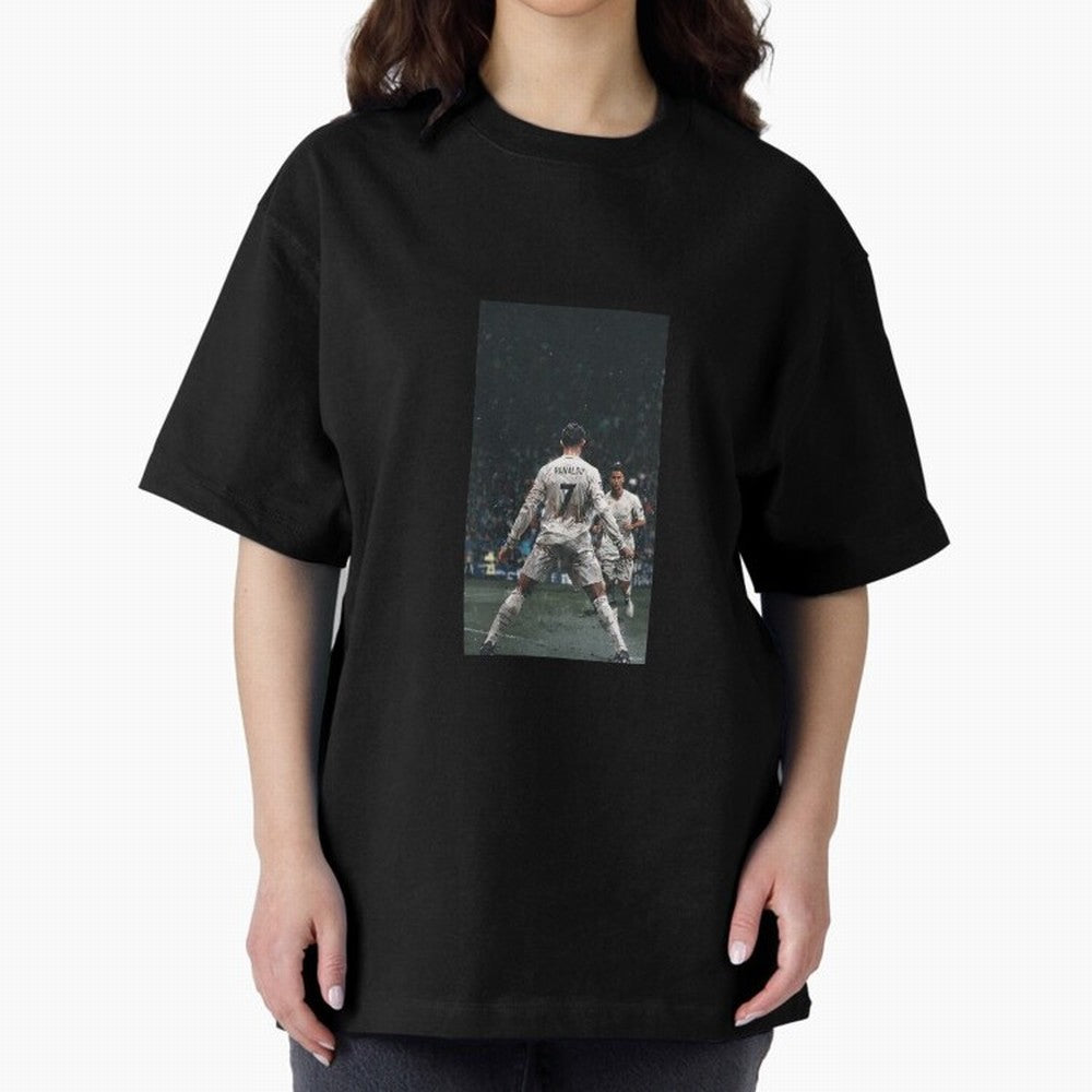 CR7 Oversized T-Shirt Spotlight FIFA World Cup 2026 Group Stage Highlighting Haaland and Mbappe, France Energy, Game Day Rituals, Football Legends, Country Pride and the Road to the Final; Great for Supporters Who Love Legendary Players, National