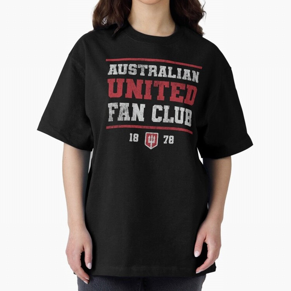 Australian United Fan Club Oversized T-Shirt Make the Season About FIFA World Cup 2026 Group Stage Connected to Haaland, Argentina, France and Brazil Energy, Championship Spirit, Famous Goals, Roaring Crowds and International Football Unity; Ideal