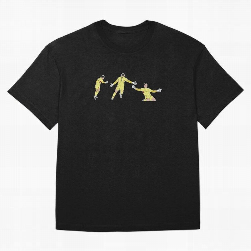 Anatoliy Trubin Last Minute Header Goal Celebration Oversized T-Shirt Feel International Energy from Global Football Passion for FIFA World Cup 2026, Driven by Cristiano Ronaldo, Haaland and CR7, France, Stadium Memories, Football Loyalty,