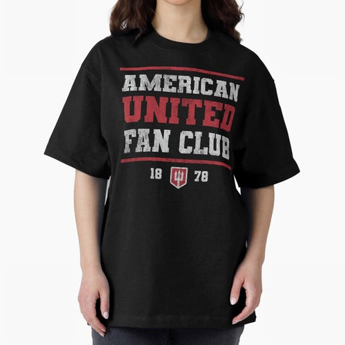 American United Fan Club Oversized T-Shirt Honor FIFA World Cup 2026 USA Canada Mexico for Fans of Messi, Neymar and Mbappe and England, Bringing Football History, Final Match Energy, Crowd Noise and Once in a Lifetime Moments; Perfect for