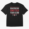 American United Fan Club Oversized T-Shirt Honor FIFA World Cup 2026 USA Canada Mexico for Fans of Messi, Neymar and Mbappe and England, Bringing Football History, Final Match Energy, Crowd Noise and Once in a Lifetime Moments; Perfect for