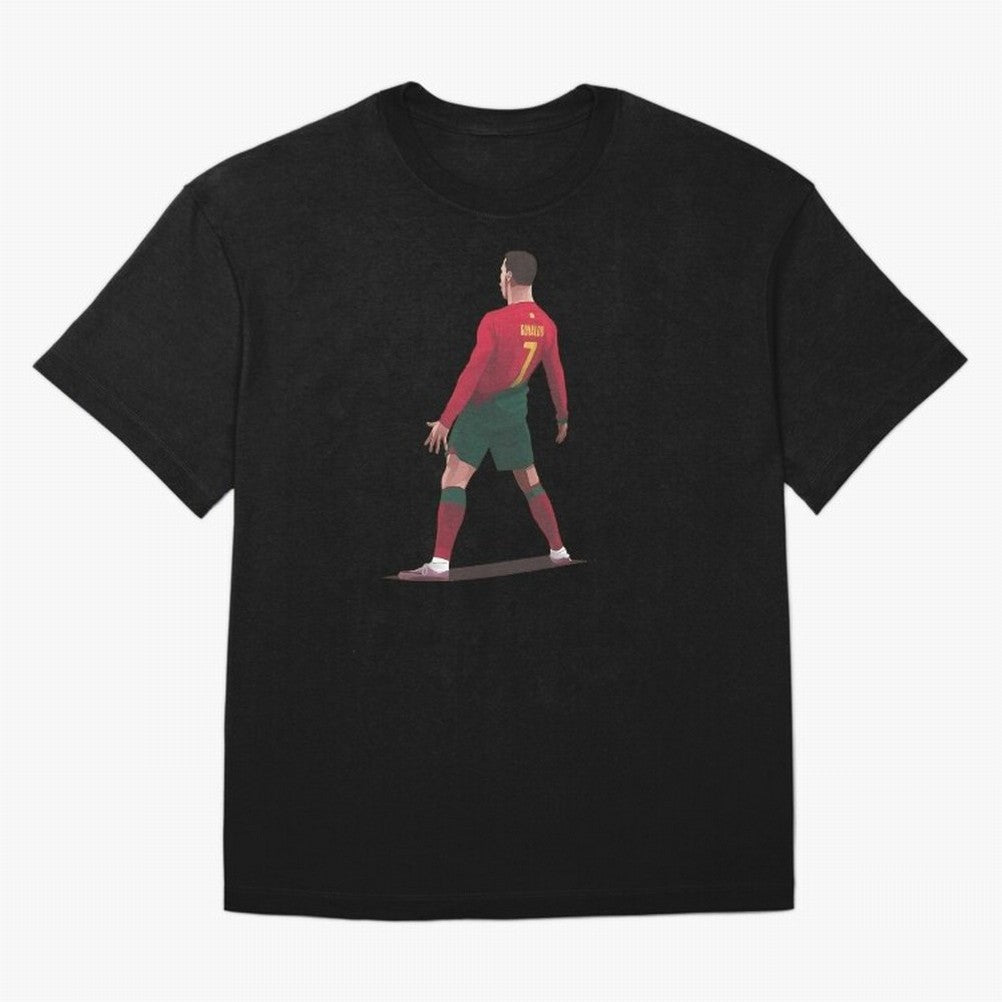 CR7 Celebration Pose Oversized T-Shirt Showcase FIFA World Cup 2026 Group Stage Built around CR7 and Messi, Spain Energy, Goal Celebration Energy, Supporter Heritage, Football Icons and Worldwide Tournament Joy; Created for Match Day Parties,