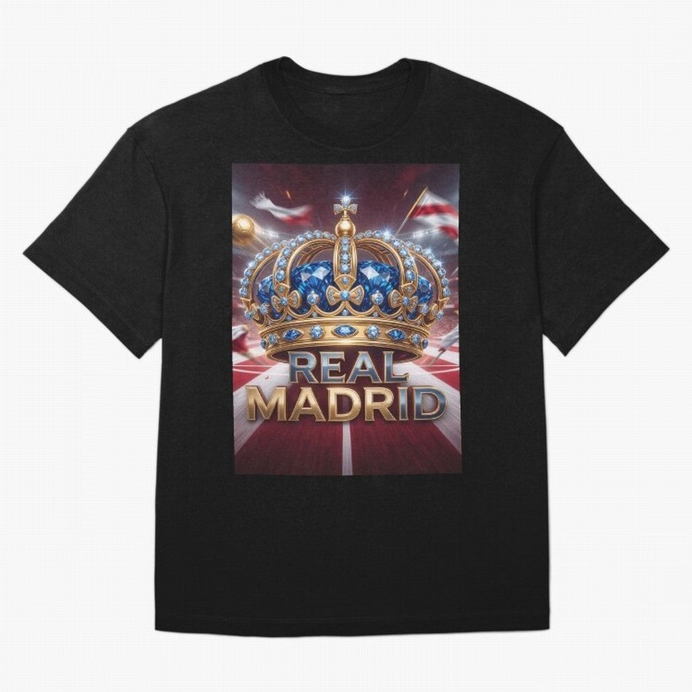 The Diamond of Real Madrid Oversized T-Shirt Bring Retro Soccer Energy to FIFA World Cup 2026 Group Stage Spirit, Driven by Portugal, Spain and Germany, Haaland and Mbappe, Football History, Final Match Energy, Crowd Noise and Once in a Lifetime