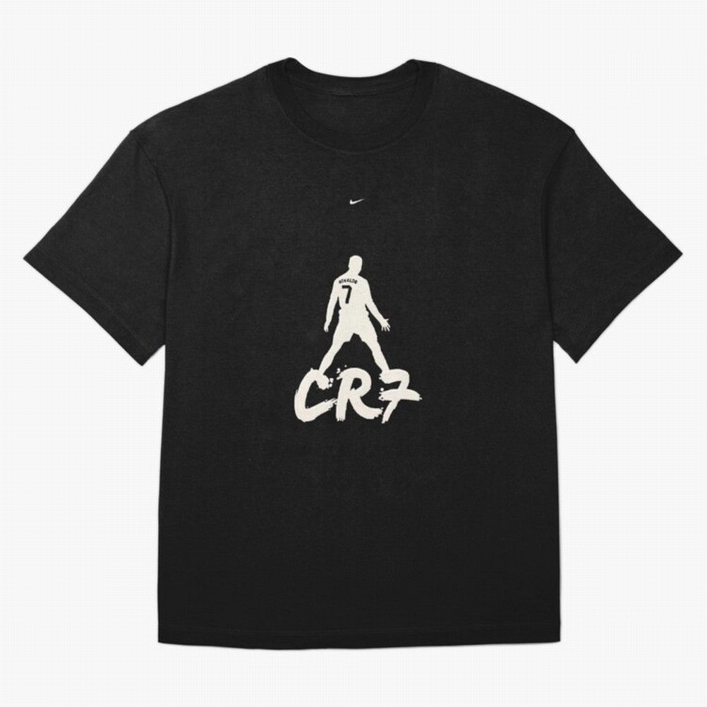 Cristiano Ronaldo CR7 Minimalist Silhouette Football Art Oversized T-Shirt Bring Champion Energy into Global Football Passion for FIFA World Cup 2026 Group Stage, Featuring Neymar, Haaland and Cristiano Ronaldo, Spain and Netherlands, Vintage