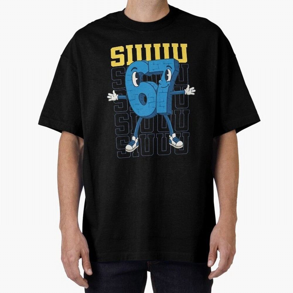 Funny Siuuu 67 Six Seven Soccer Shirt Oversized T-Shirt Discover Match Day Hype around FIFA World Cup 2026 USA Canada Mexico, CR7 and Messi, Argentina and Brazil, Retro Football Energy, Iconic Rivalries, Trophy Chase Drama and Stadium Atmosphere;