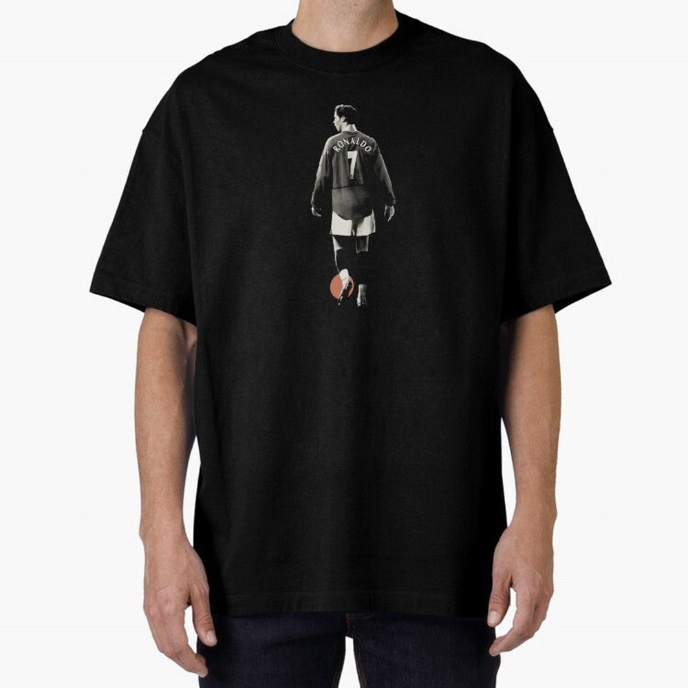 Cristiano Ronaldo Cr7 Minimalist Oversized T-Shirt Elevate Match Day Hype around FIFA World Cup 2026, Cristiano Ronaldo, Haaland and CR7, England, France and Netherlands, Stadium Chants, National Pride, Trophy Dreams and Unforgettable Football