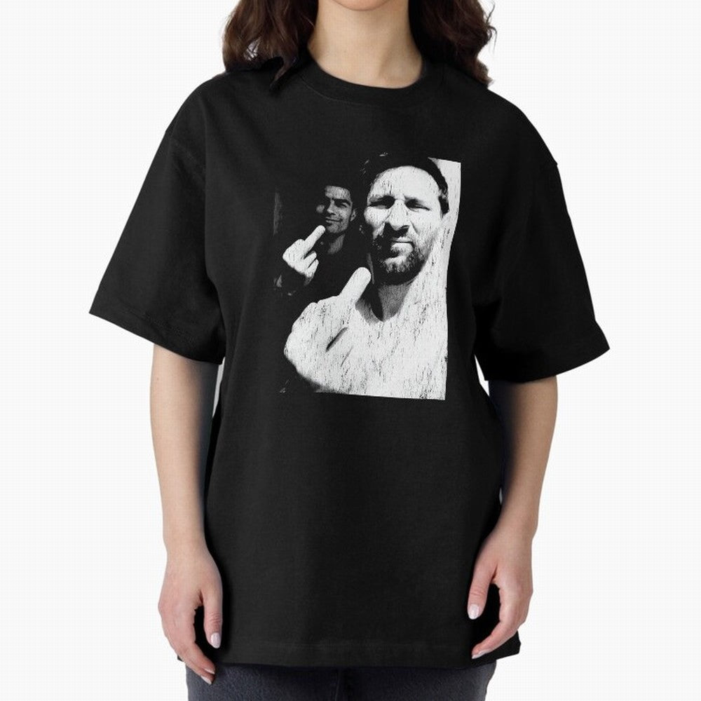 Cristiano Ronaldo & Messi Vintage Oversized T-Shirt Carry the Dream of Global Football Passion for FIFA World Cup 2026, Centered on Messi, Neymar and Mbappe, Argentina and Brazil, Fan Favorite Moments, National Team Passion, Big Match Drama and