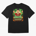 Cristiano Ronaldo Power Art Poster ¨C Legendary Football Motivation Design Oversized T-Shirt Turn Up for Global Football Passion for FIFA World Cup 2026 USA Canada Mexico, Capturing Messi, Neymar and Mbappe, Argentina, Classic Soccer Heritage,