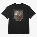 Cristiano Ronaldo Inspired Emoji Mosaic Art ¨C Football Champion Trophy Tribute Poster Oversized T-Shirt Show Your Love for FIFA World Cup 2026 Spirit, with Portugal, Spain and Germany, Messi, CR7 and Mbappe, Stadium Chants, National Pride, Trophy