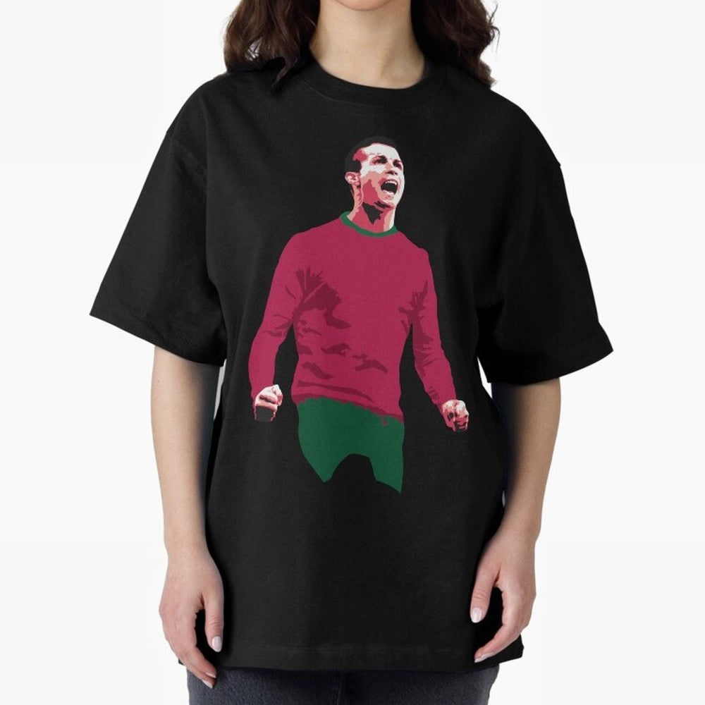Ronaldo Oversized T-Shirt Back Your Heroes with the FIFA World Cup 2026 Group Stage Journey through Messi, CR7 and Mbappe Highlights, England, France and Netherlands Pride, Global Supporter Spirit, Legendary Goals, National Colors and Tournament