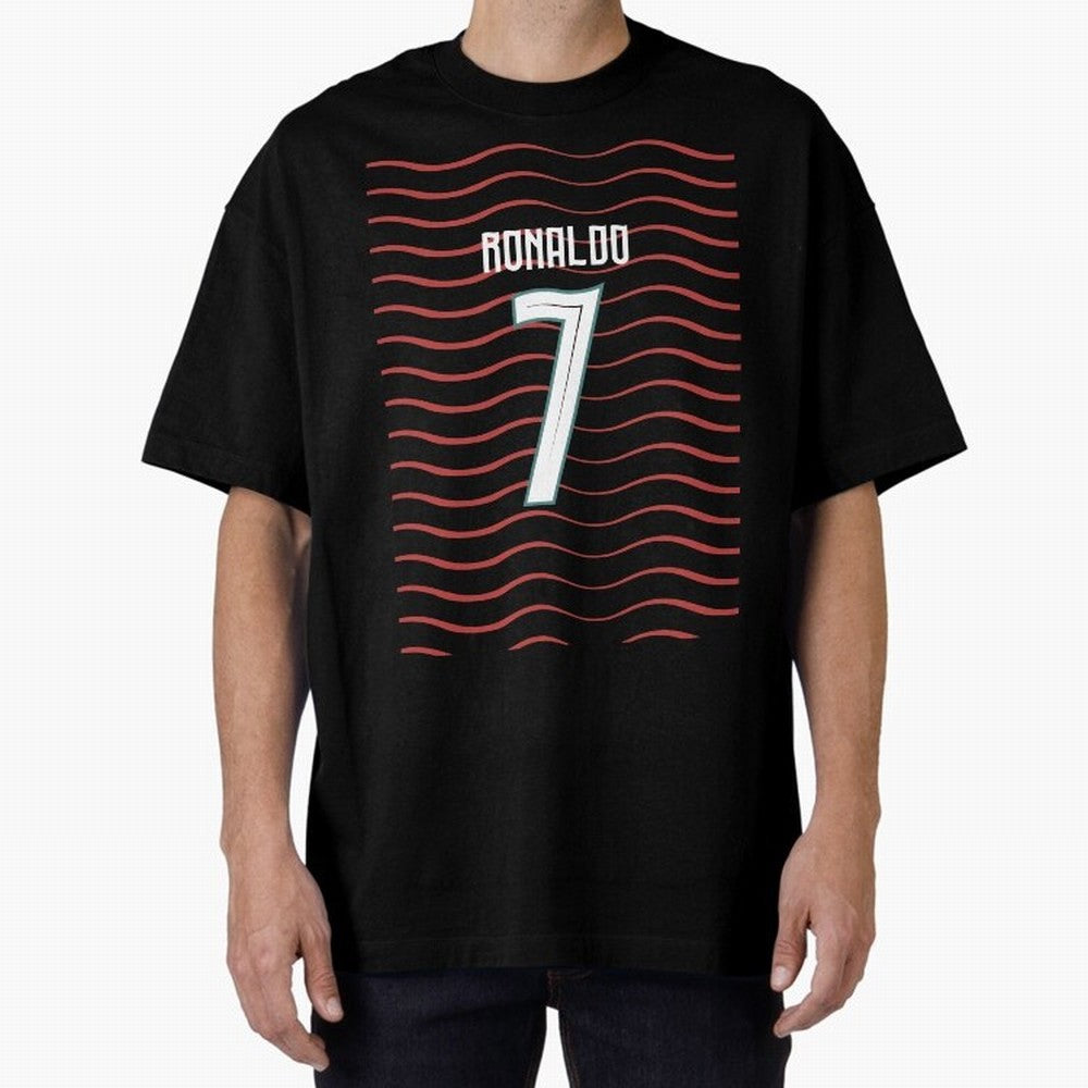 Cristiano Ronaldo Portugal Jersey 2026 World cup Oversized T-Shirt Show Support during FIFA World Cup 2026 for Fans of Cristiano Ronaldo and England, France and Netherlands, Bringing Football Passion, Legendary Performances, Festival Vibes and