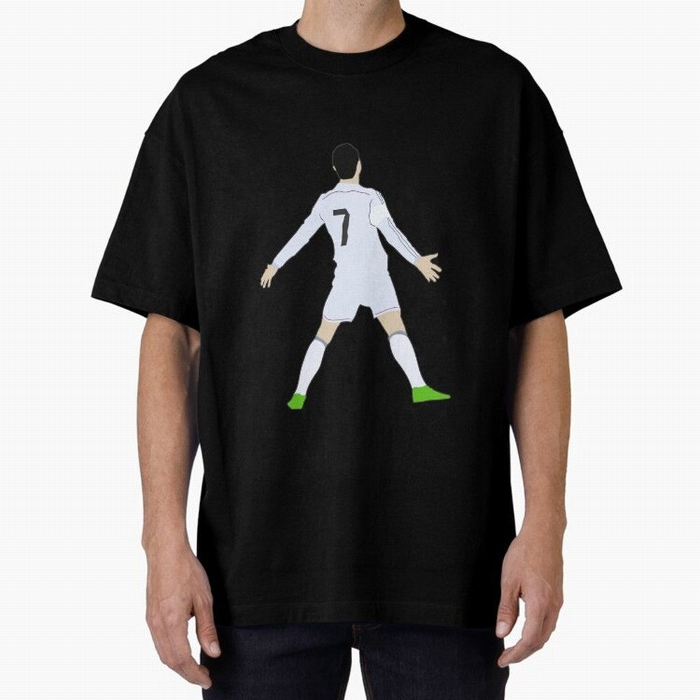 Cristiano Ronaldo Oversized T-Shirt Celebrate Fan Favorites in Match Day Hype around FIFA World Cup 2026, Haaland and Mbappe, Germany, Soccer Culture, Superstar Moments, National Team Dreams and Competitive Fire; Perfect for Fans, Collectors,