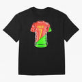 Cristiano Ronaldo Oversized T-Shirt Celebrate Football Heritage in FIFA World Cup 2026 Group Stage for Fans of Cristiano Ronaldo, Haaland and CR7 and Argentina, France and Brazil, Bringing Championship Spirit, Famous Goals, Roaring Crowds and