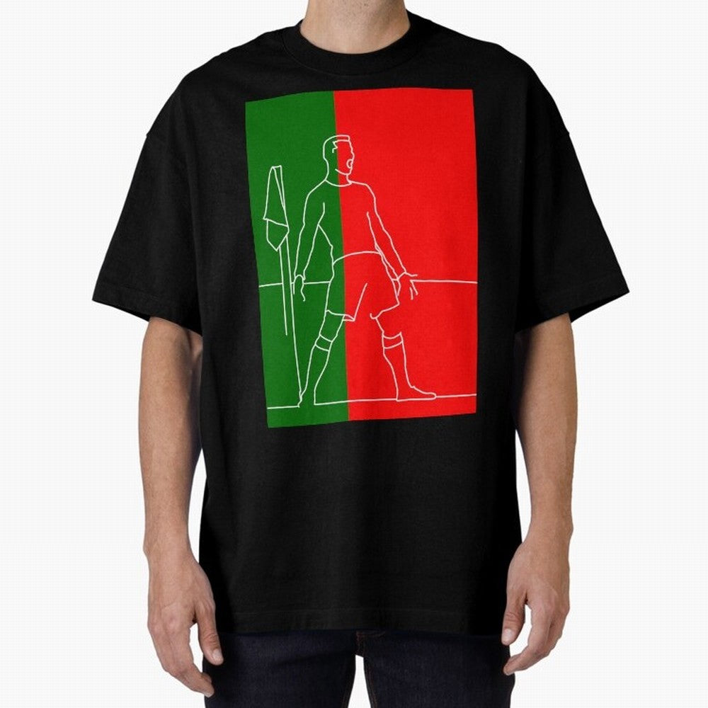 Siuuu! (color) Oversized T-Shirt Celebrate Golden Goal Energy in FIFA World Cup 2026 Group Stage Spirit, Made for England, France and Netherlands, Mbappe and Neymar, Stadium Memories, Football Loyalty, International Chants and Championship