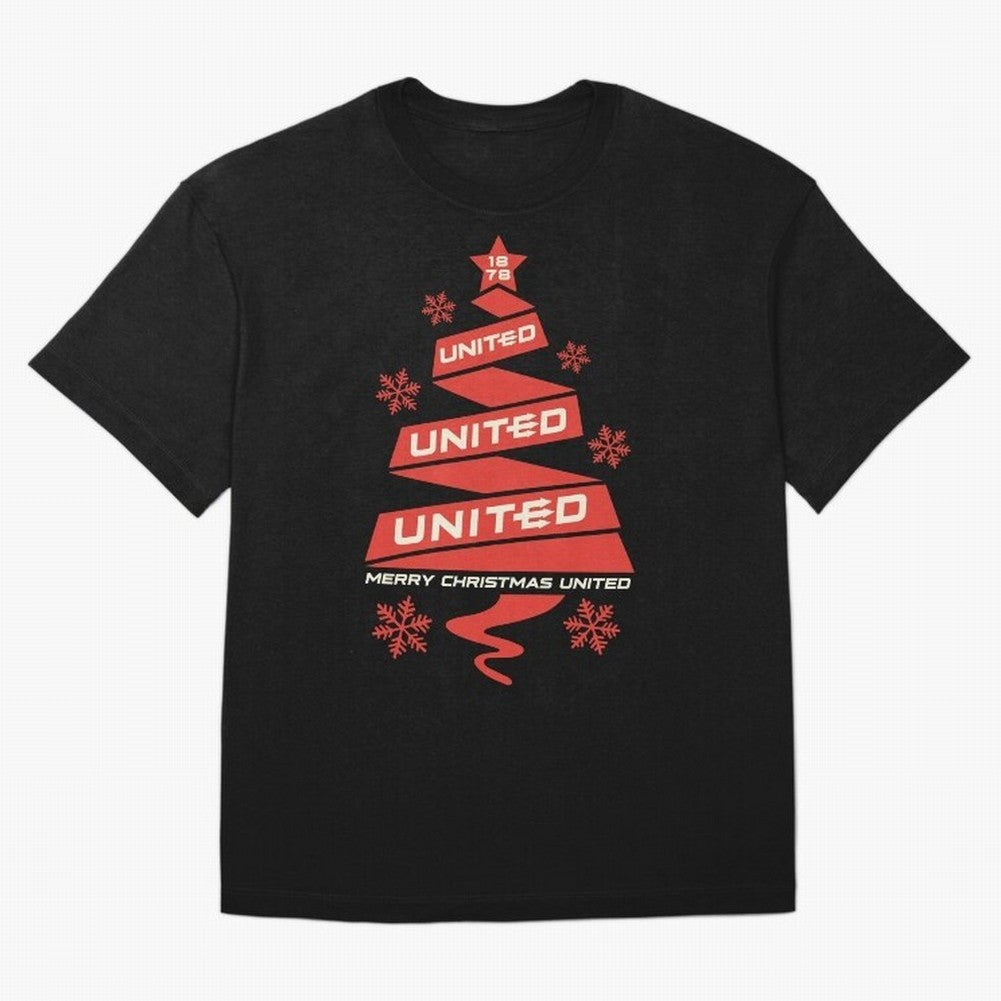Manchester United Christmas Oversized T-Shirt Show Match Day Excitement for FIFA World Cup 2026 USA Canada Mexico for Fans of Neymar, Haaland and Cristiano Ronaldo and France, Bringing Match Day Excitement, Supporter Culture, Golden Goals and