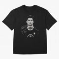Cristiano Ronaldo Vintage Bootleg Oversized T-Shirt Experience Match Day Hype around FIFA World Cup 2026, Messi, CR7 and Mbappe, England, Match Day Excitement, Supporter Culture, Golden Goals and Global Football Passion; Made for Die Hard