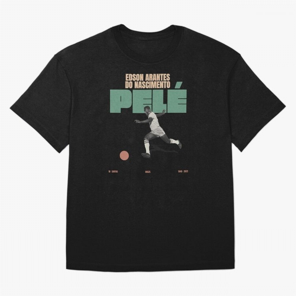 Pele Minimalist Oversized T-Shirt Celebrate Football Heritage in the FIFA World Cup 2026 Journey through Neymar Highlights, Portugal Pride, Stadium Memories, Football Loyalty, International Chants and Championship Tradition; Made for Die Hard