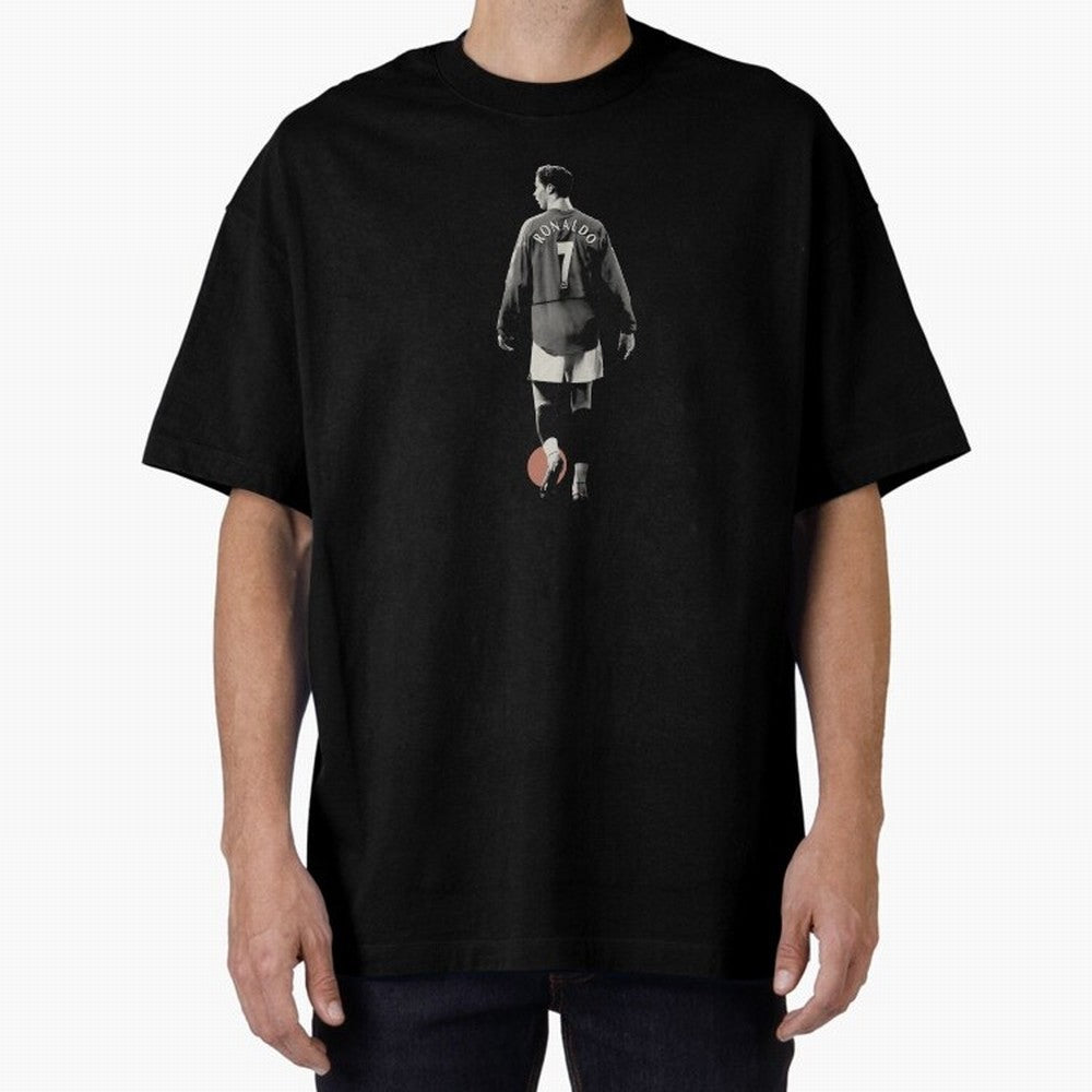 Cristiano Ronaldo CR7 Minimalist Oversized T-Shirt Celebrate Fan Favorites in FIFA World Cup 2026 Spirit, Made for Argentina, France and Brazil, Messi, Game Day Rituals, Football Legends, Country Pride and the Road to the Final; Perfect for Fans,