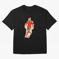 CR7 Cristiano Ronaldo a powerful moment artwork Oversized T-Shirt Make Memories around FIFA World Cup 2026 Centered on Haaland, Spain Energy, Worldwide Fan Energy, Dramatic Goals, Stadium Lights and Championship Celebrations; Perfect for Supporters