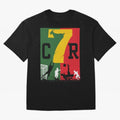 Portugal The Goat CR 7 World Cup 2026 Oversized T-Shirt Show Match Day Excitement for the FIFA World Cup 2026 Journey through Haaland and Mbappe Highlights, France Pride, Fan Favorite Moments, National Team Passion, Big Match Drama and Soccer