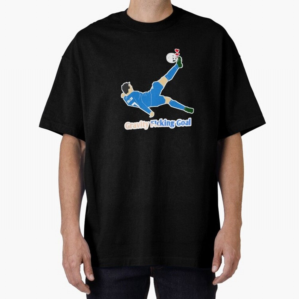 Cristiano Ronaldo Bicycle kick Oversized T-Shirt Bring Supporter Culture to Global Football Passion for FIFA World Cup 2026, Celebrating Messi, Neymar and Mbappe, Portugal, Spain and Germany, Football Passion, Legendary Performances, Festival Vibes