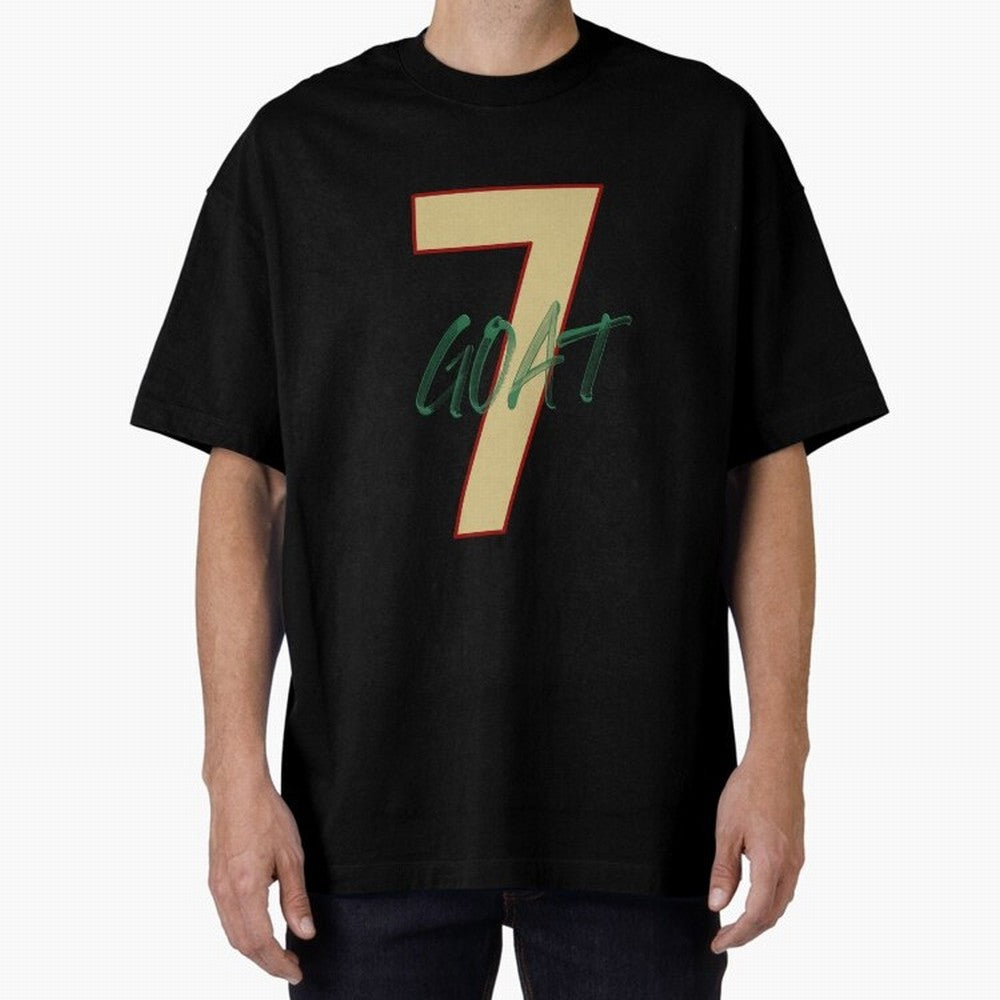 Cristiano Ronaldo 7 GOAT Football Legend Poster Art Oversized T-Shirt Feel Match Day Hype around FIFA World Cup 2026 USA Canada Mexico, CR7 and Messi, Portugal, Spain and Germany, Champion Mindset, Group Stage Buzz, Knockout Tension and Passionate