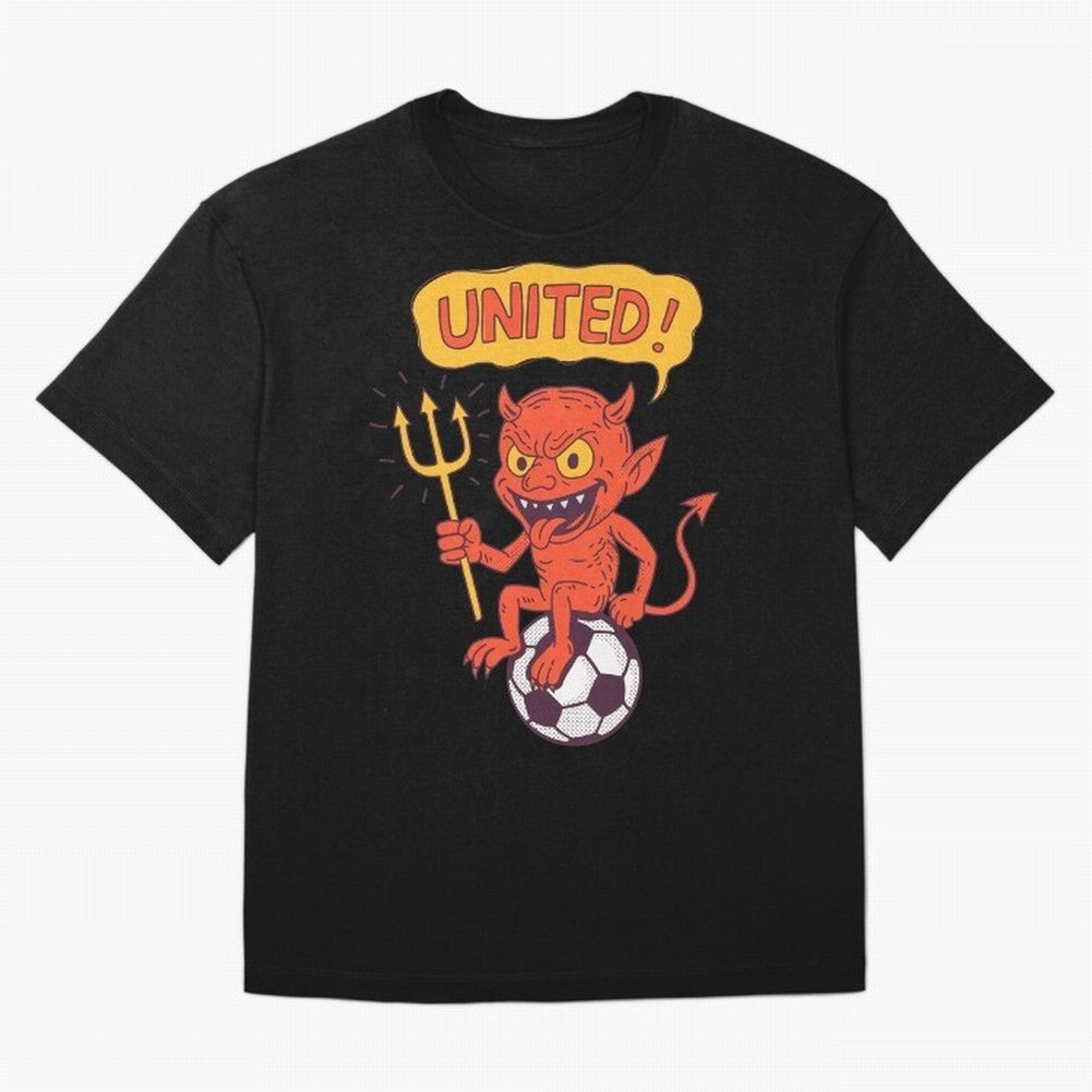 Manchester United The Red Devils Oversized T-Shirt Show Support during Global Football Passion for FIFA World Cup 2026 USA Canada Mexico, Driven by Mbappe, Portugal, Supporter Pride, Iconic Celebrations, Legendary Names and Global Match Day Energy;