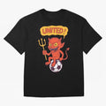 Manchester United The Red Devils Oversized T-Shirt Show Support during Global Football Passion for FIFA World Cup 2026 USA Canada Mexico, Driven by Mbappe, Portugal, Supporter Pride, Iconic Celebrations, Legendary Names and Global Match Day Energy;