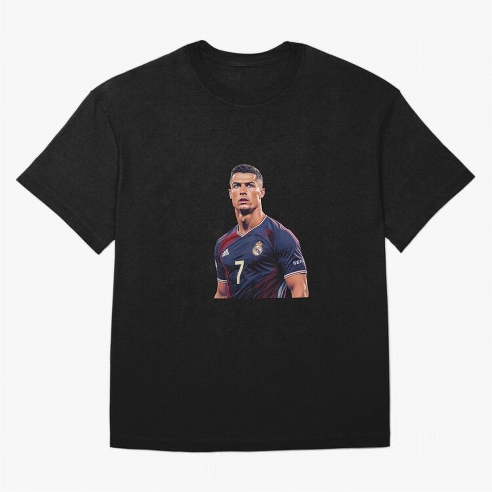 CR7 Siuuu Oversized T-Shirt Carry the Colors and Pride of the FIFA World Cup 2026 Journey through Cristiano Ronaldo, Haaland and CR7 Highlights, Brazil Pride, Soccer Culture, Superstar Moments, National Team Dreams and Competitive Fire; Perfect for