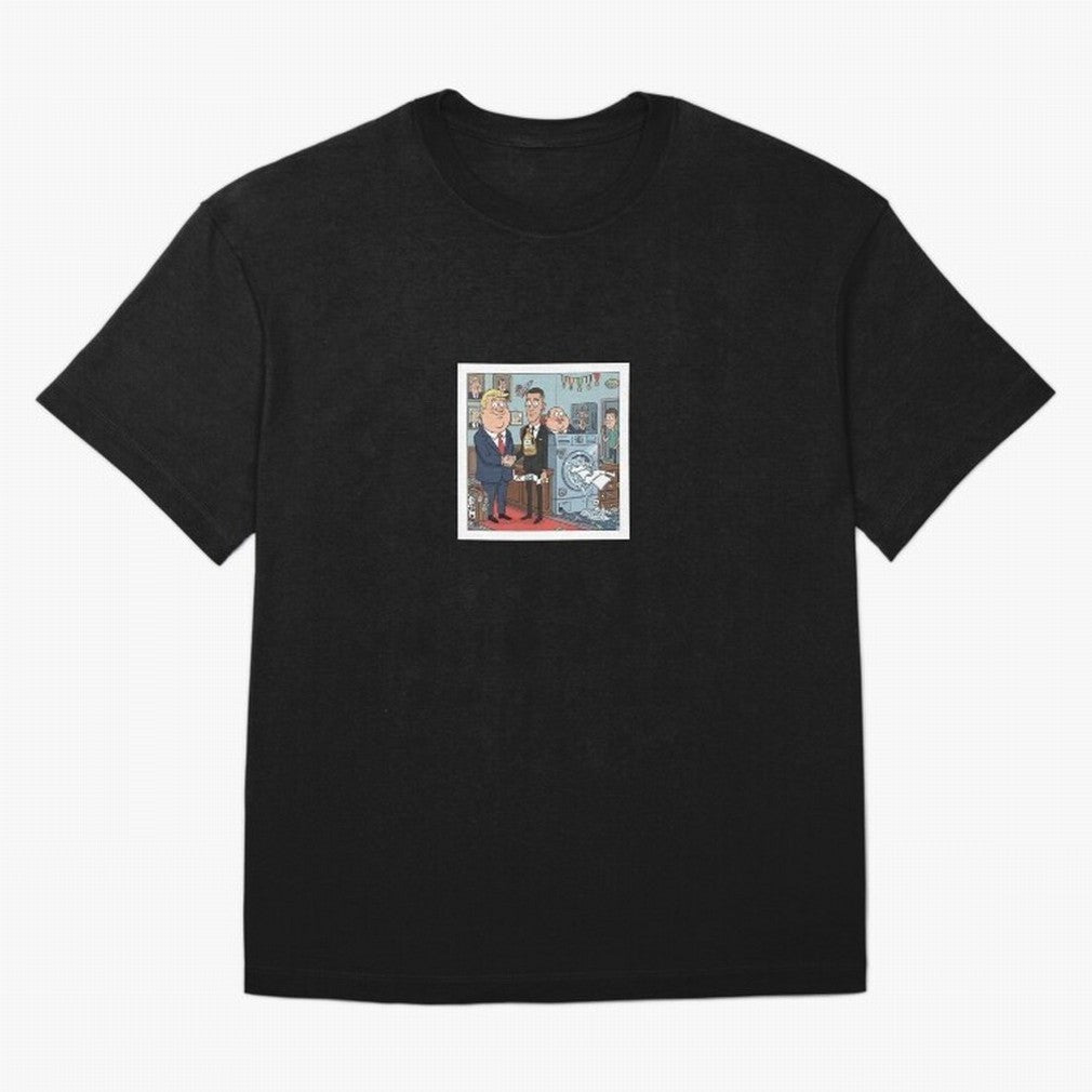 Ronaldo at White House Dinner Oversized T-Shirt Enjoy the Biggest Football Party of FIFA World Cup 2026 USA Canada Mexico Driven by CR7, Germany Energy, Retro Football Energy, Iconic Rivalries, Trophy Chase Drama and Stadium Atmosphere; Perfect for