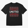 Manchester United Christmas Oversized T-Shirt Represent Football Lovers during FIFA World Cup 2026 USA Canada Mexico Spirit, Inspired by Portugal, CR7, Classic Soccer Heritage, Championship Pressure, Fan Loyalty and International Pride; Built for
