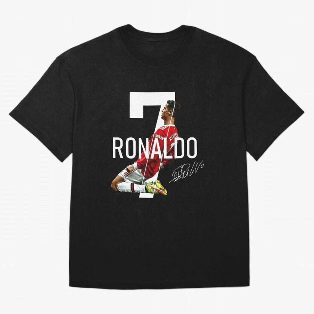 Cristiano Ronaldo - CR7 Oversized T-Shirt Show Match Day Excitement for FIFA World Cup 2026 USA Canada Mexico Spirit, Capturing France and Portugal, Mbappe, Stadium Memories, Football Loyalty, International Chants and Championship Tradition; Ideal