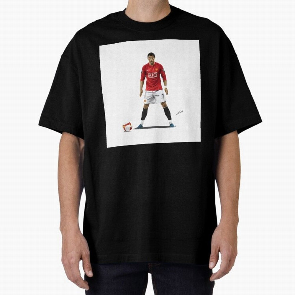 Cristiano Ronaldo CR7 Man Utd Oversized T-Shirt Represent Fans Who Live for FIFA World Cup 2026 Group Stage Spirit, with Portugal, Spain and Germany, Neymar, Stadium Chants, National Pride, Trophy Dreams and Unforgettable Football Memories; Perfect