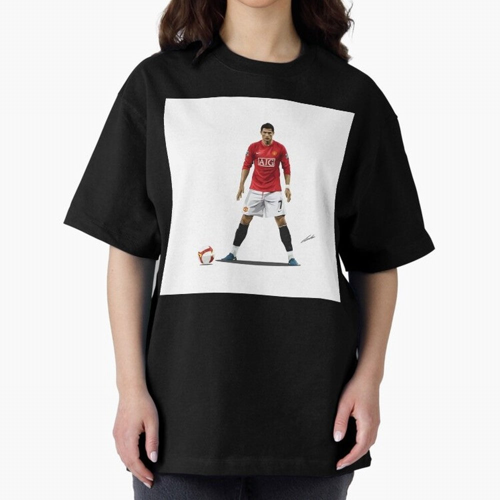 Cristiano Ronaldo CR7 Man Utd Oversized T-Shirt Represent Fans Who Live for FIFA World Cup 2026 Group Stage Spirit, with Portugal, Spain and Germany, Neymar, Stadium Chants, National Pride, Trophy Dreams and Unforgettable Football Memories; Perfect