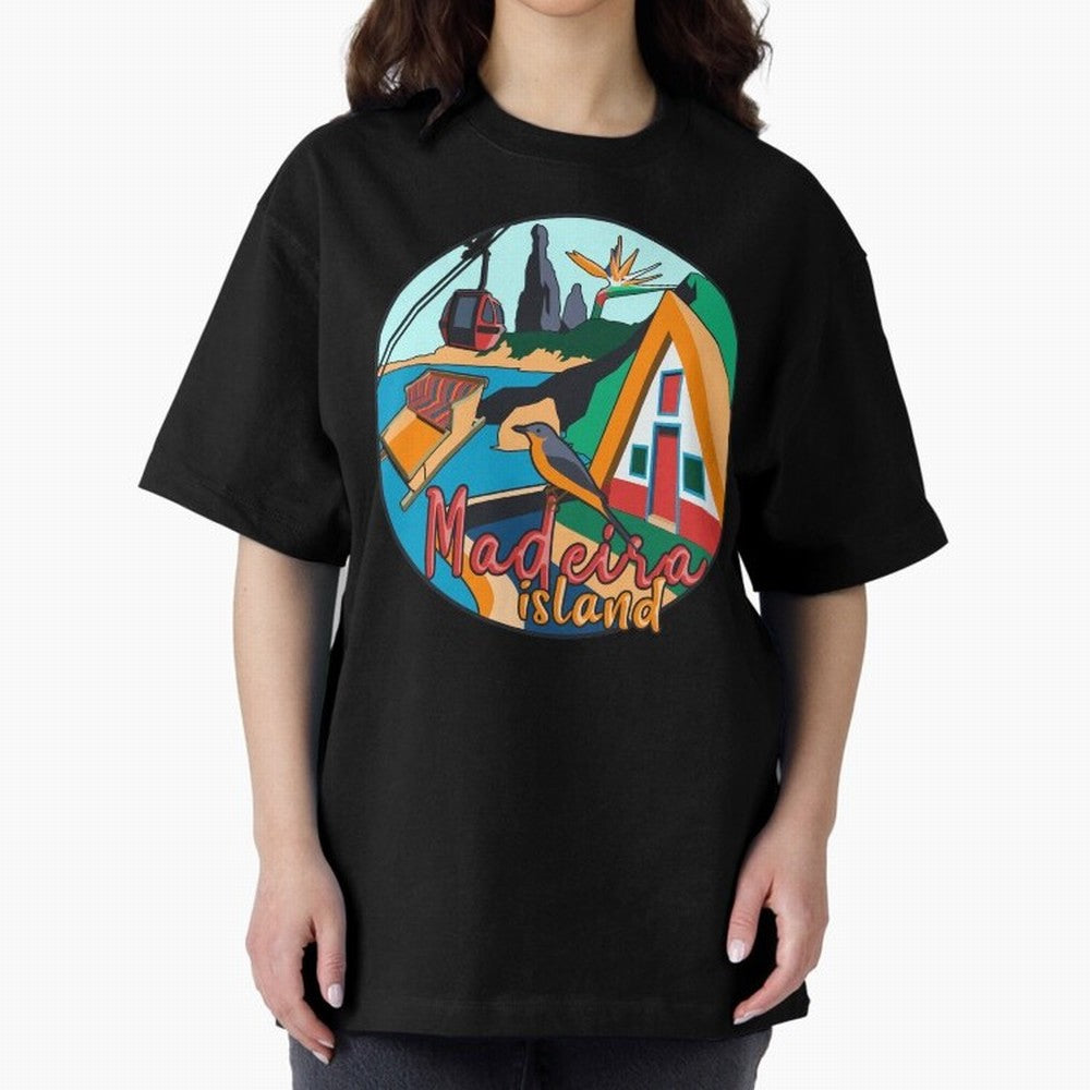 Madeira Island Oversized T-Shirt Join the Global Buzz around the FIFA World Cup 2026 Journey through Cristiano Ronaldo Highlights, Argentina, France and Brazil Pride, Global Supporter Spirit, Legendary Goals, National Colors and Tournament