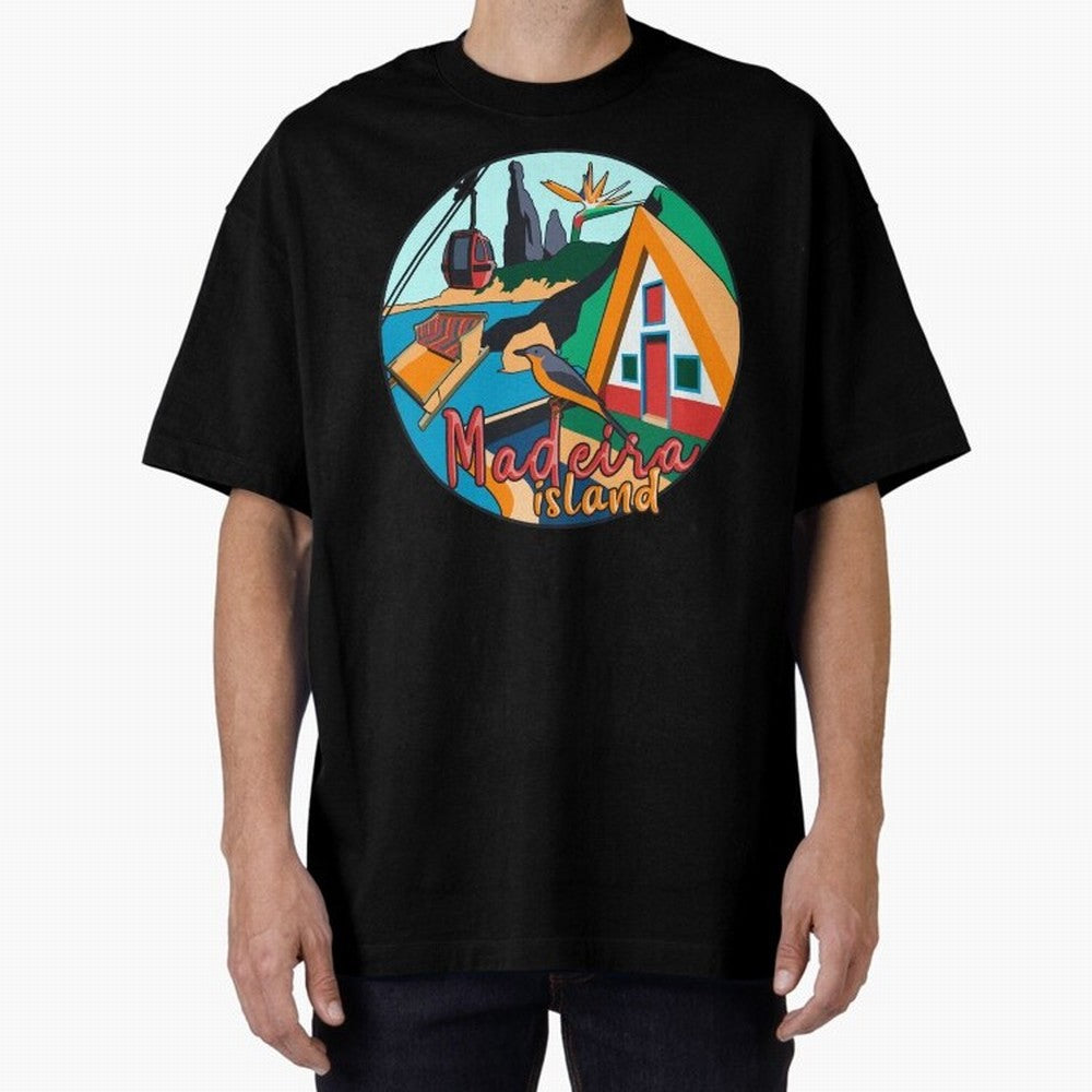 Madeira Island Oversized T-Shirt Join the Global Buzz around the FIFA World Cup 2026 Journey through Cristiano Ronaldo Highlights, Argentina, France and Brazil Pride, Global Supporter Spirit, Legendary Goals, National Colors and Tournament