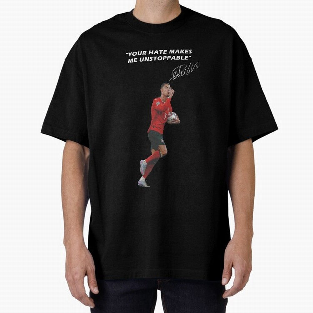 Cristiano Ronaldo Oversized T-Shirt Mark FIFA World Cup 2026 USA Canada Mexico Spirit, Driven by Argentina, Messi, Neymar and Mbappe, Game Day Rituals, Football Legends, Country Pride and the Road to the Final; Perfect for People Who Love