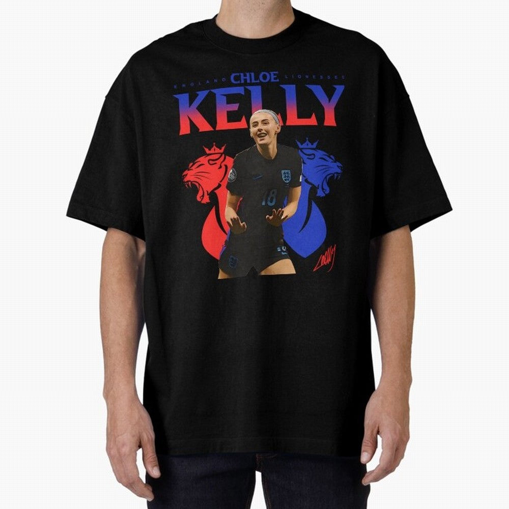 Chloe Kelly Oversized T-Shirt Unlock Global Football Passion for FIFA World Cup 2026, Connected to Haaland, England, France and Netherlands, Champion Mindset, Group Stage Buzz, Knockout Tension and Passionate Fan Culture; Created for Match Day