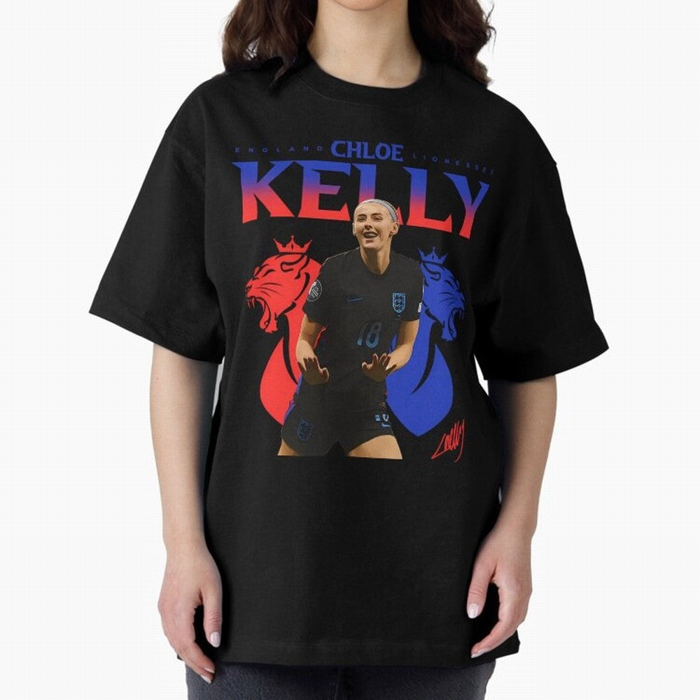 Chloe Kelly Oversized T-Shirt Unlock Global Football Passion for FIFA World Cup 2026, Connected to Haaland, England, France and Netherlands, Champion Mindset, Group Stage Buzz, Knockout Tension and Passionate Fan Culture; Created for Match Day