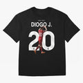 Diogo Jota Oversized T-Shirt Show Your Stadium Side during FIFA World Cup 2026 Group Stage for Fans of Messi and Argentina, France and Brazil, Bringing Champion Mindset, Group Stage Buzz, Knockout Tension and Passionate Fan Culture; Great for Watch