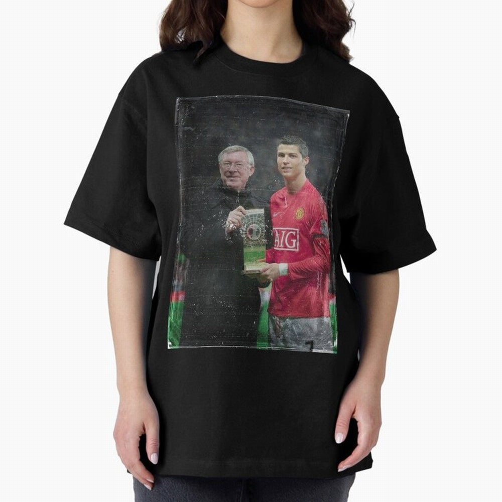 Cristiano Ronaldo and Sir Alex Ferguson Oversized T-Shirt Carry Match Day Hype around FIFA World Cup 2026 Group Stage, Mbappe and Neymar, Brazil, Portugal and Argentina, Tournament Hype, Historic Matchups, Family Viewing Parties and Global Sports