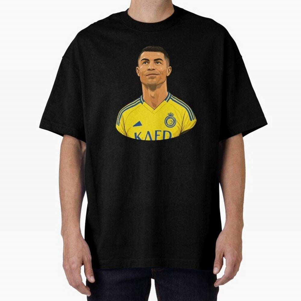 CR7 Oversized T-Shirt Show Championship Spirit for FIFA World Cup 2026 USA Canada Mexico Spirit, Centered on Argentina and Brazil, Messi, Neymar and Mbappe, Soccer Culture, Superstar Moments, National Team Dreams and Competitive Fire; Created for